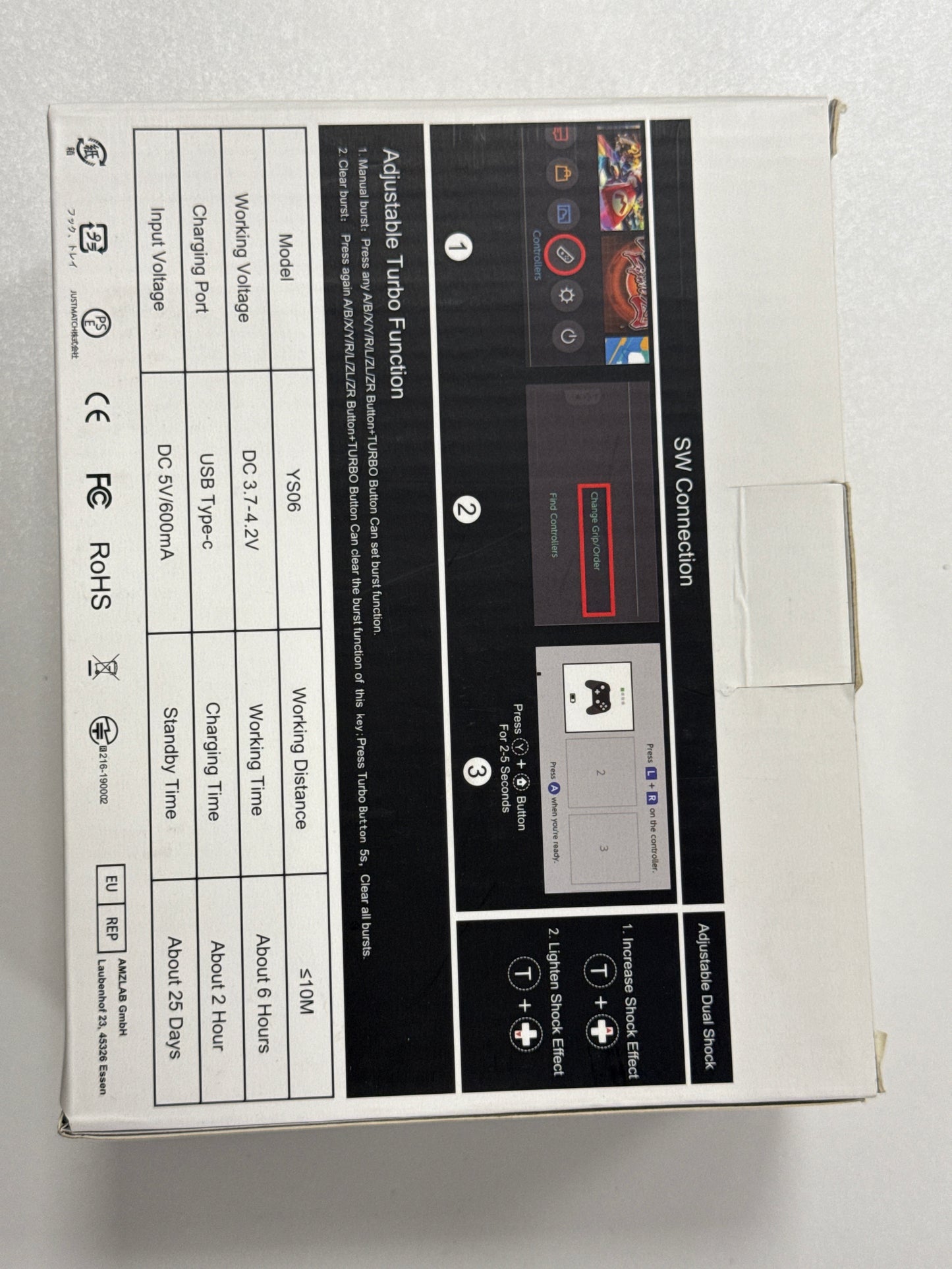 Mando Inalámbrico Nintendo Switch NW Pro YS06