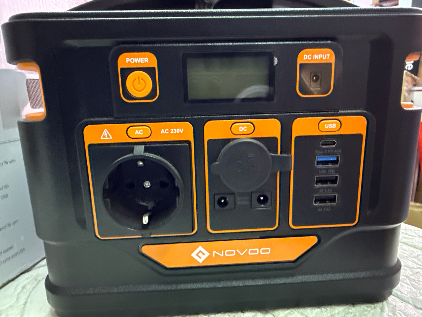 Estación de Energía Batería De 230v 50Hz 296Wh 80000mAh Novoo