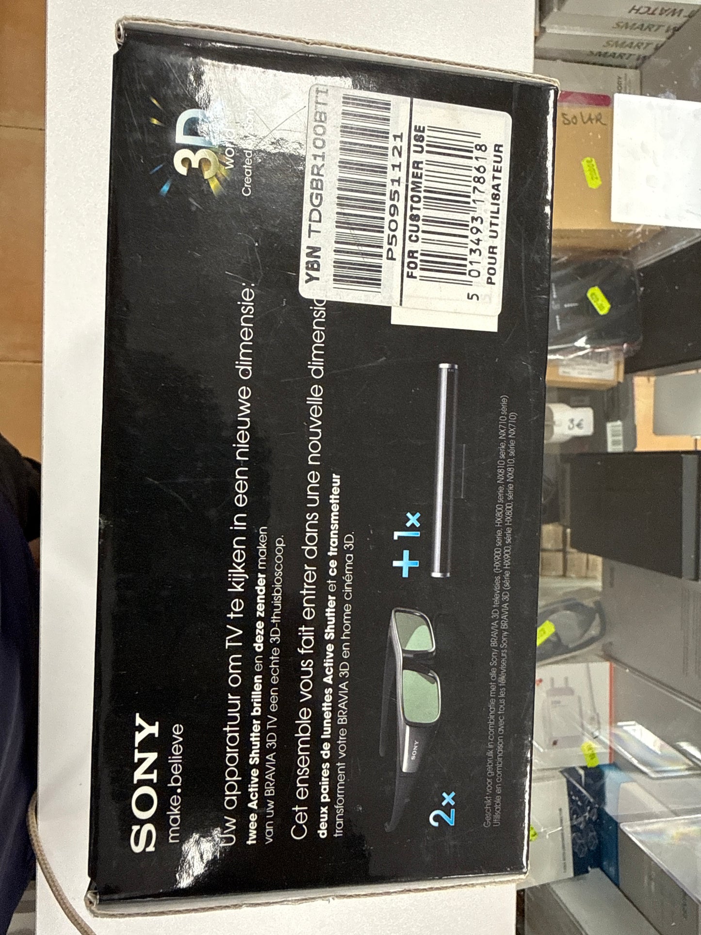 2 Gafas Sony 3D TDG-BR100 y Transmisor TMR-BR100 Sony