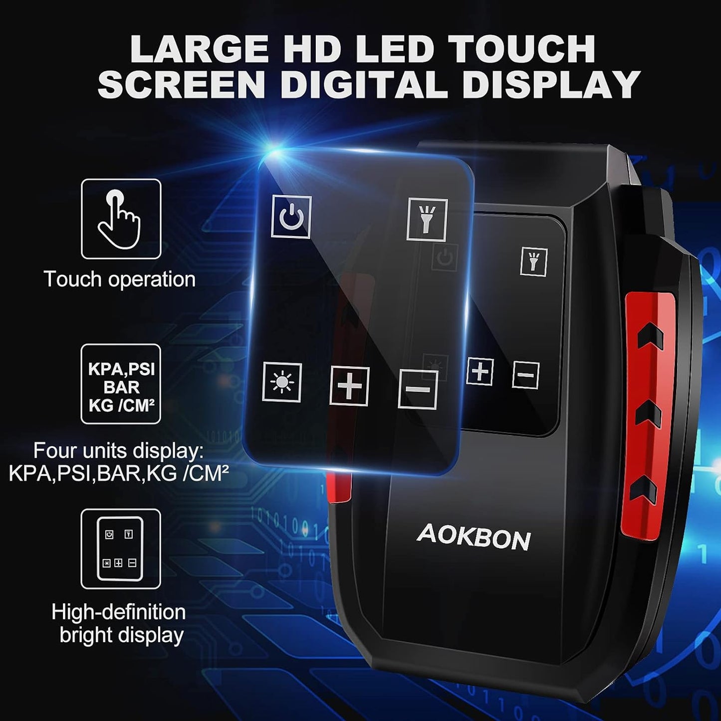 Compresor Bomba de Aire Portátil Para Coche AOKBON