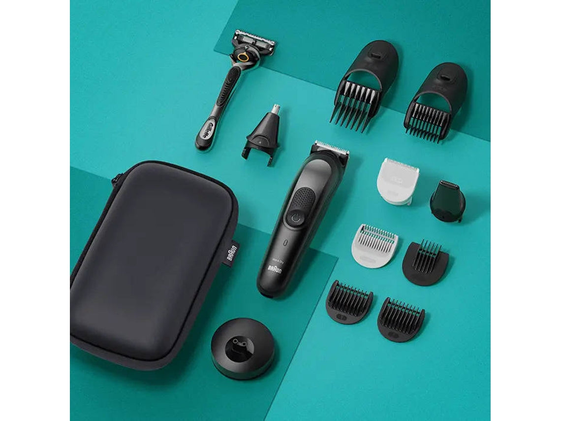Braun Series 7 MGK7460 - Recortadora Multifunción 12 en 1 para Barba, Cuerpo y Pelo