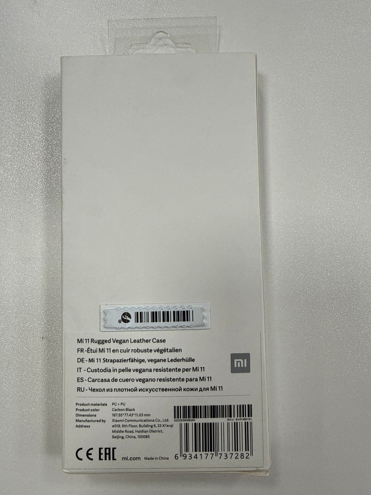 Funda Protectora De Cuero Vegano Resistente Para Mi 11 Xiaomi