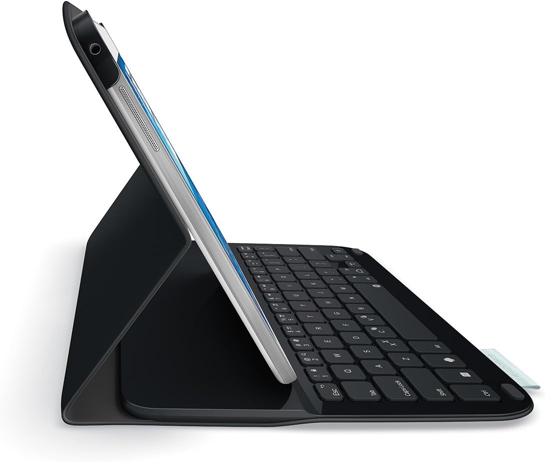 Funda Con Teclado Para Samsung Galaxy Tab 3 10.1" AZERTY Francés Logitech