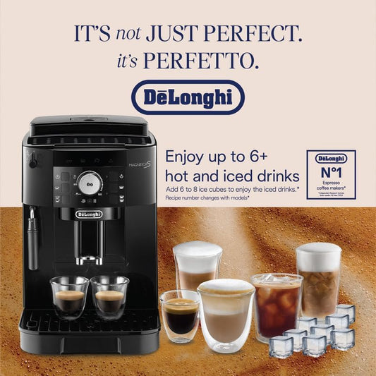 DeLonghi Magnifica S ECAM 22.113.B – Cafetera Superautomática Espresso 15 bares (Negro)