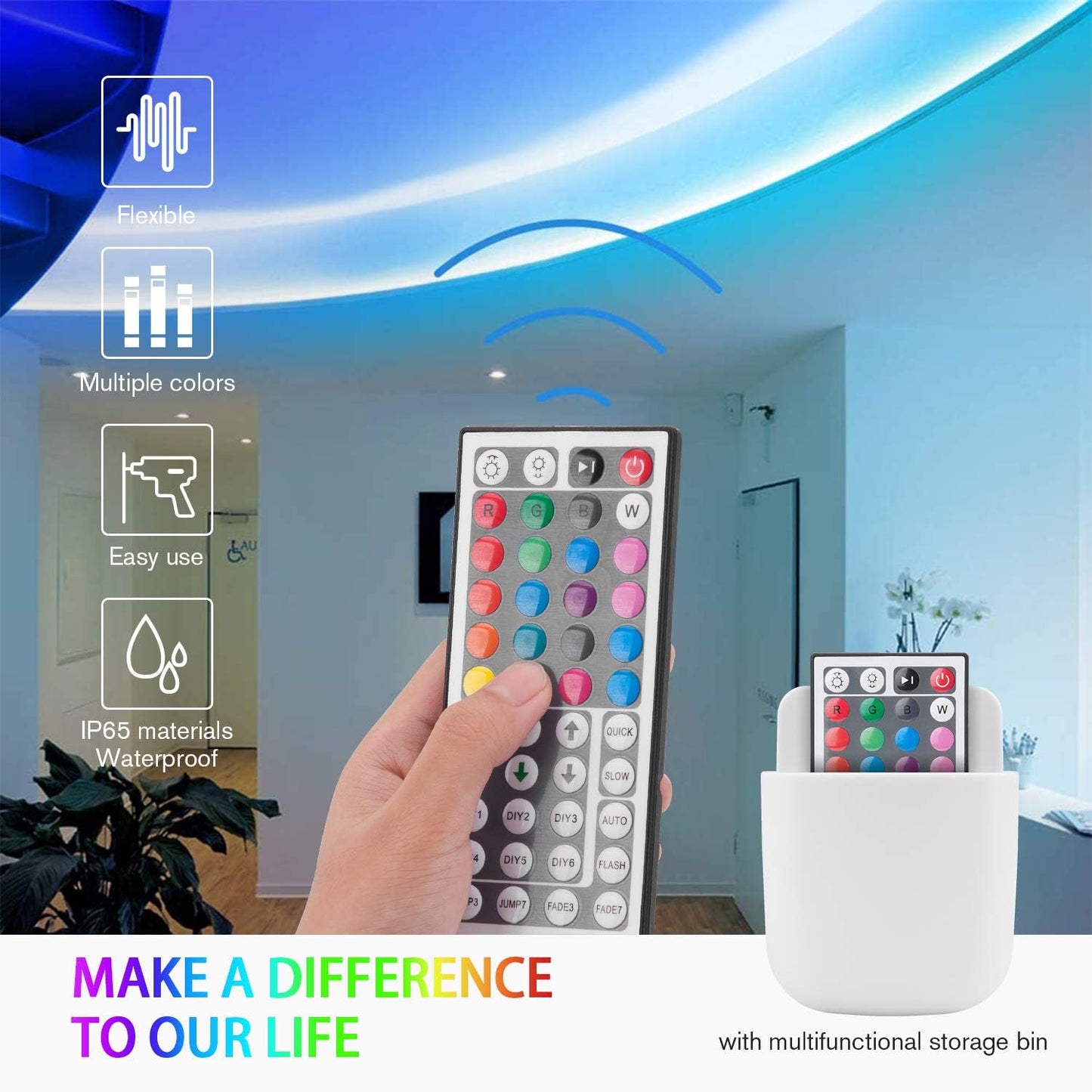 Tira LED Multicolor RGB 5M HM-5050RGB Mafiti