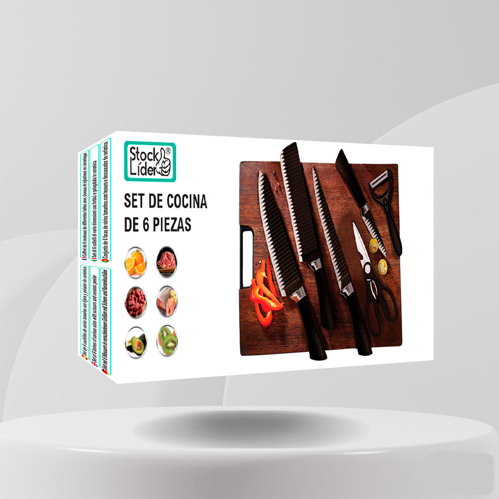Set de cocina de 6 piezas