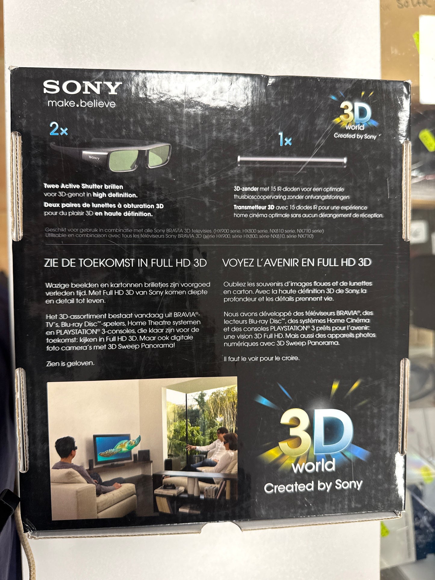 2 Gafas Sony 3D TDG-BR100 y Transmisor TMR-BR100 Sony