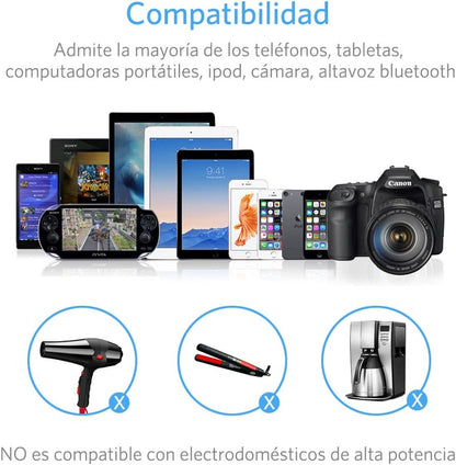 Adaptador de enchufe de viaje universal Milool