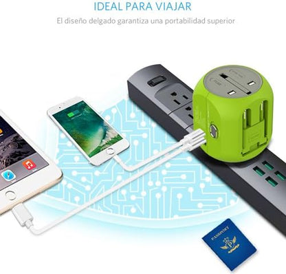 Adaptador de enchufe de viaje universal Milool