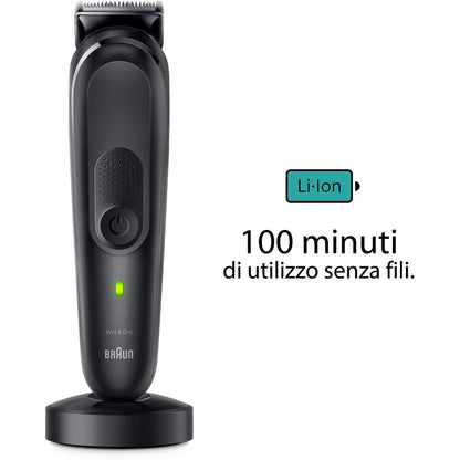 Braun Series 7 MGK7460 - Recortadora Multifunción 12 en 1 para Barba, Cuerpo y Pelo
