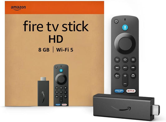 Amazon Fire TV Stick HD (Última Generación) – Streaming Full HD con Mando por Voz Alexa