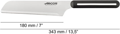 Cuchillo de Chef Filo Microdentado Hoja 180mm Mango Ergonómico Arcos Serie LINEA