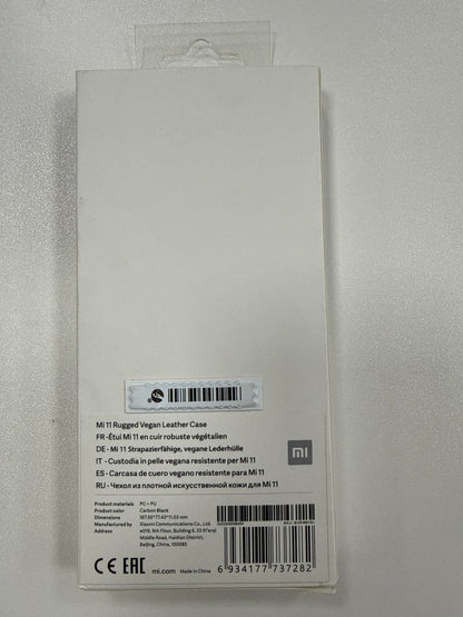 Funda Protectora De Cuero Vegano Resistente Para Mi 11 Xiaomi