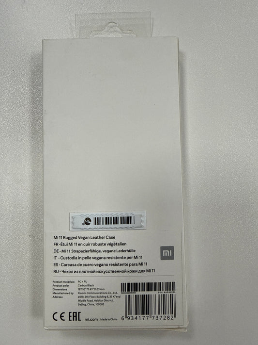 Funda Protectora De Cuero Vegano Resistente Para Mi 11 Xiaomi