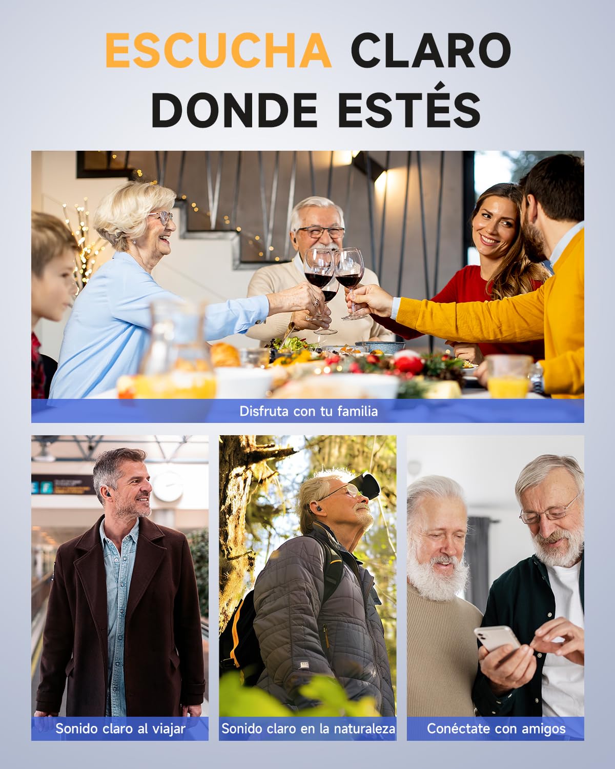 Amplificador de Audífonos Negro VHP-1301 BRITZGO