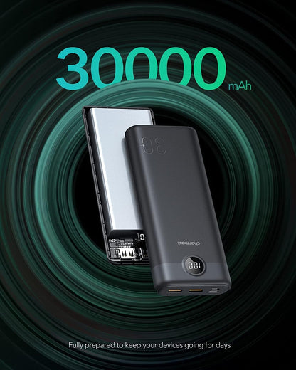 Batería Externa De Carga Rápida Portátil 30000 mAh Charmast