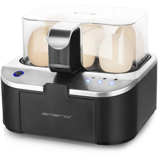Cocedor de Huevos Emerio EB-1231771 – Hasta 6 Huevos | Negro Compacto