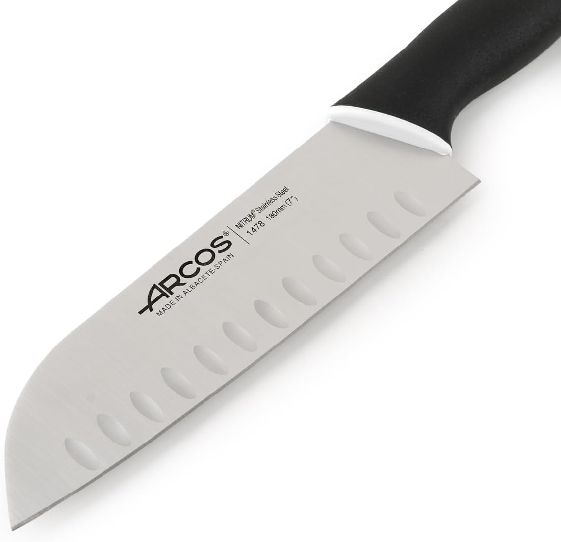 Cuchillo Santoku con Alveolos Hoja de 180 mm Arcos