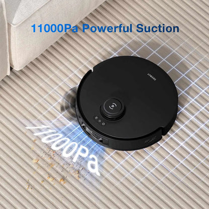 Ecovacs Deebot T30S Pro Gen2 – Robot Aspirador y Fregasuelos 13.500 Pa, Negro Gris Oscuro