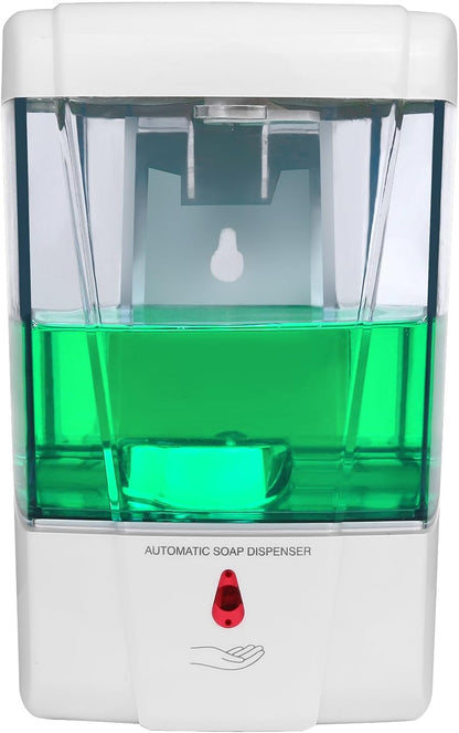 Dispensador Automático de jabón Montado en la Pared (700 ML) Sin Manos Sin Contacto para la Cocina Baño Comercial Público