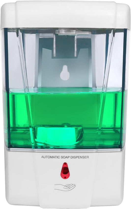 Dispensador Automático de jabón Montado en la Pared (700 ML) Sin Manos Sin Contacto para la Cocina Baño Comercial Público