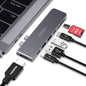 Hub USB-C 7 en 2 para MacBook Pro y MacBook Air | HDMI 4K, Thunderbolt 3, USB 3.0 y Lector SD/TF