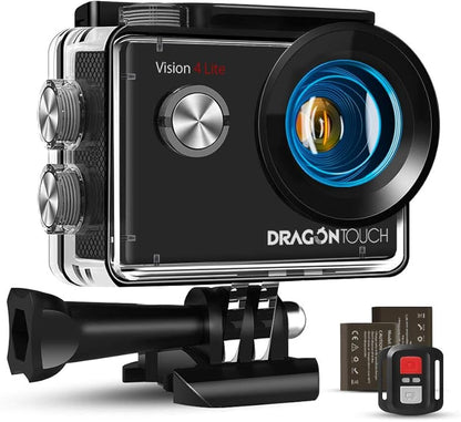 Cámara Deportiva WiFi 4K 20MP Vision 4 Lite Dragon Touch