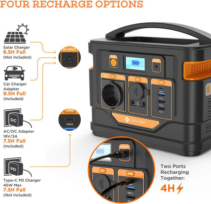 Estación de Energía Batería De 230v 50Hz 296Wh 80000mAh Novoo