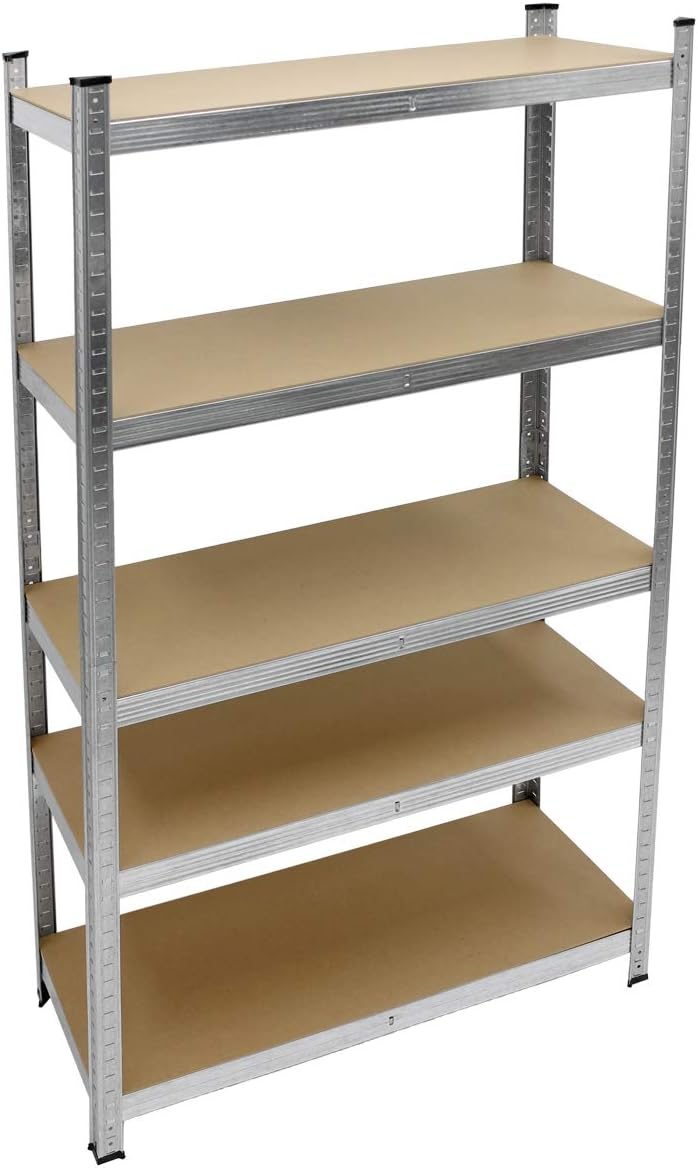 Estantería Metálica 5 Niveles 180x90x40 cm VENCEDE