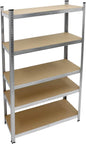 Estantería Metálica 5 Niveles 180x90x40 cm VENCEDE