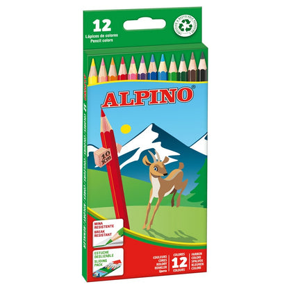 Estuche 12 Lápices De Colores Alpino