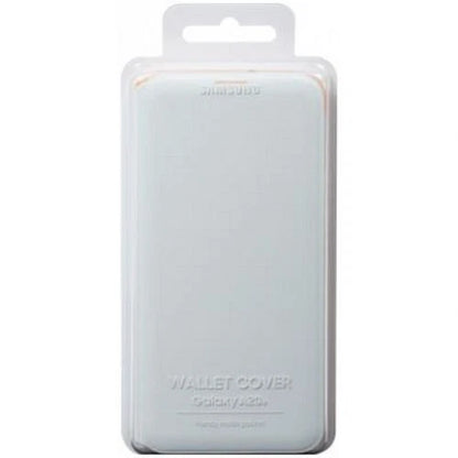 Funda Libro Samsung Wallet Cover Blanco para Galaxy A20e