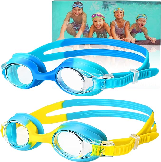 2 Gafas De Natación Para Niños De 4 a 14 Años