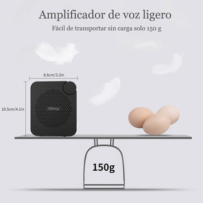 Amplificador de Voz inalámbrico portátil con micrófono inalámbrico S300 Giecy