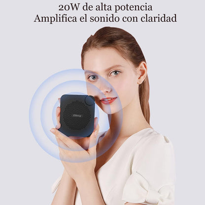 Amplificador de Voz inalámbrico portátil con micrófono inalámbrico S300 Giecy