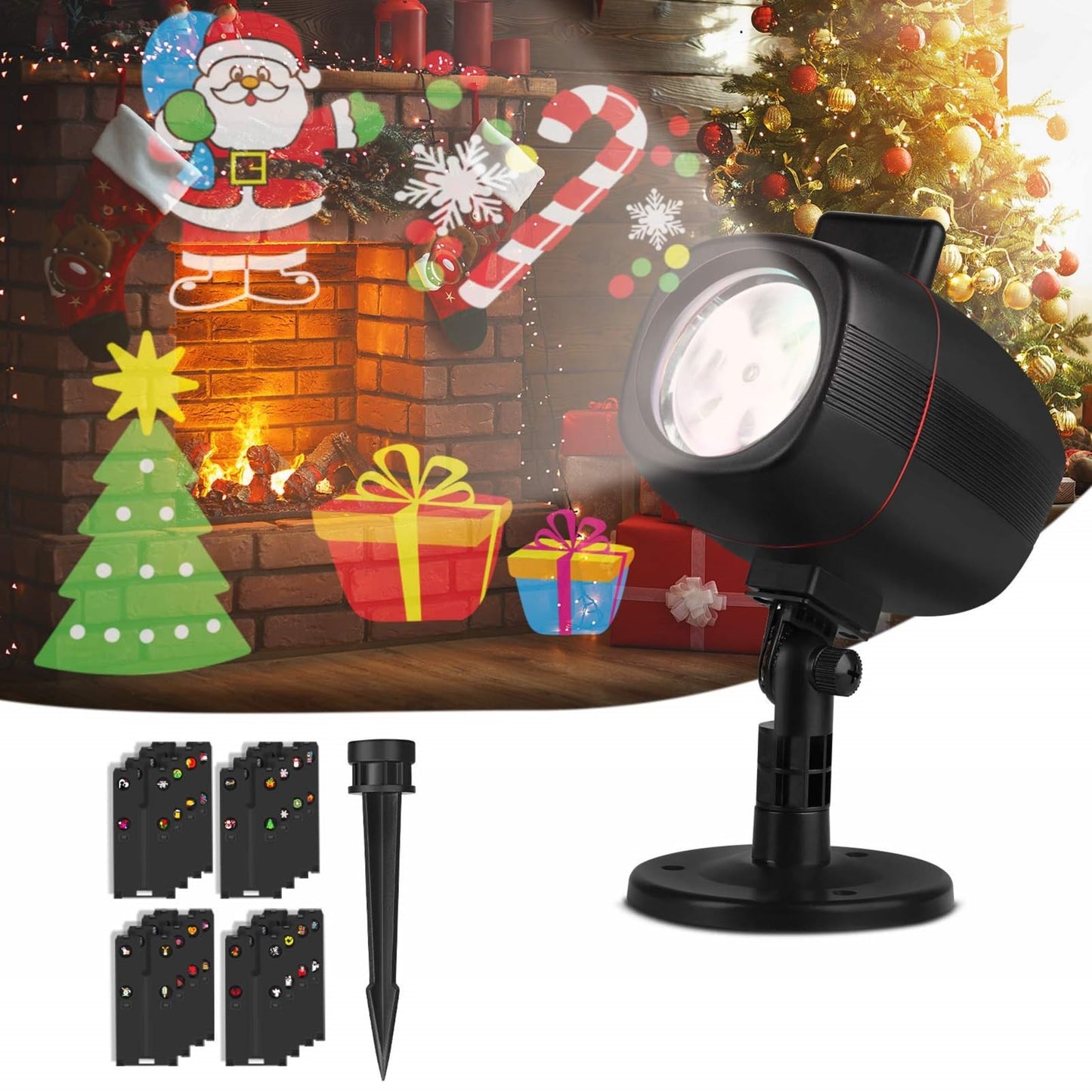 Luces De Proyector Navideñas Exteriores Con 17 Diseños InnooLight