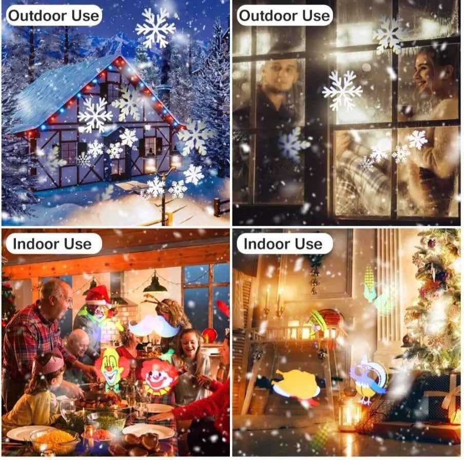 Luces De Proyector Navideñas Exteriores Con 17 Diseños InnooLight