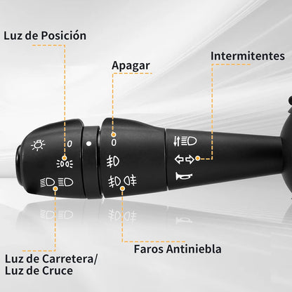 Mando de Luces para Dacia Sandero Dokker Duster Dacia Lodgy Dorker Stepway Clio Logan 8201167988 255405056R Interruptor Palanca de Intermitentes 681726046R 255400337R