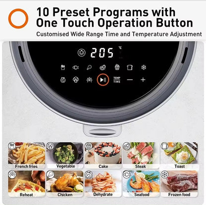 Freidora De Aire 10 en 1 De 5,5 Litros JOYOUNG