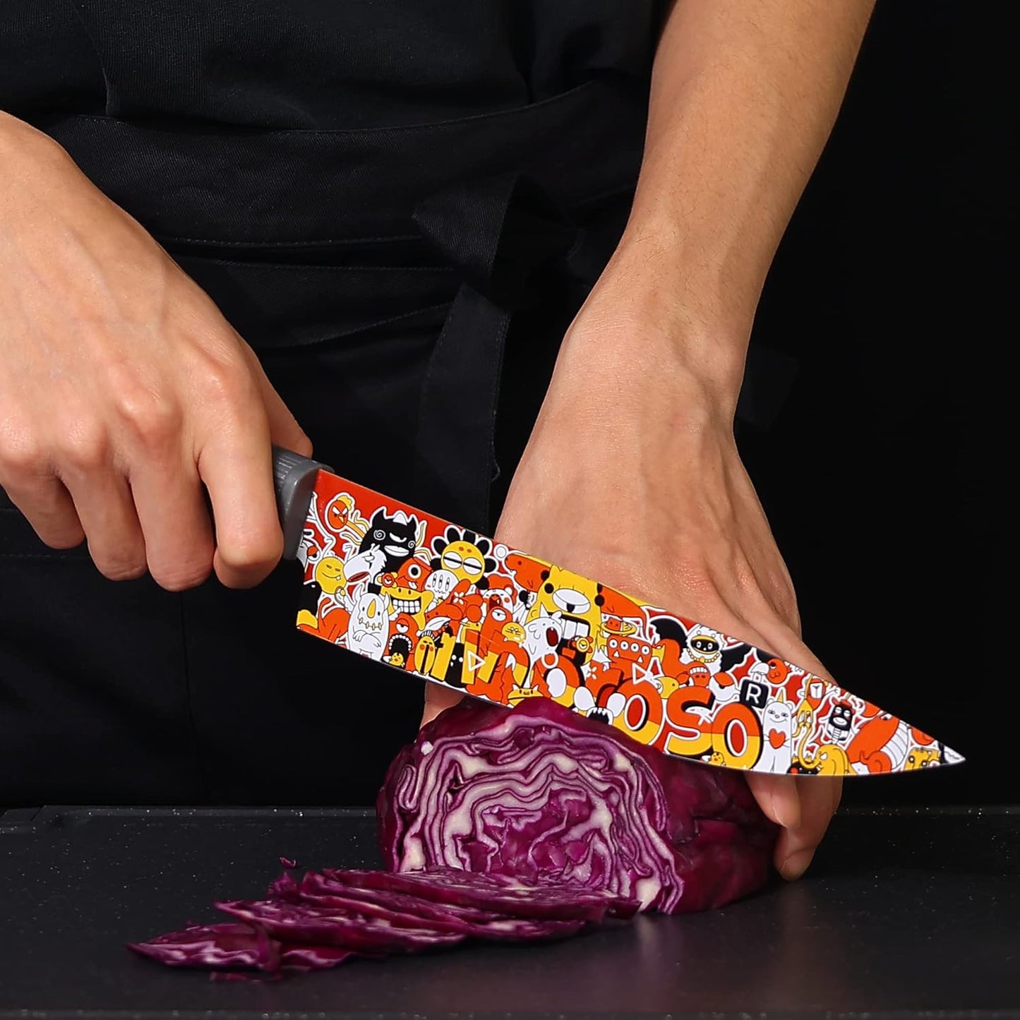 Linoroso Juego de Cuchillos de Cocina 6 Piezas – Diseño Exclusivo “Saklei”, Corte Preciso y Estilo Premium