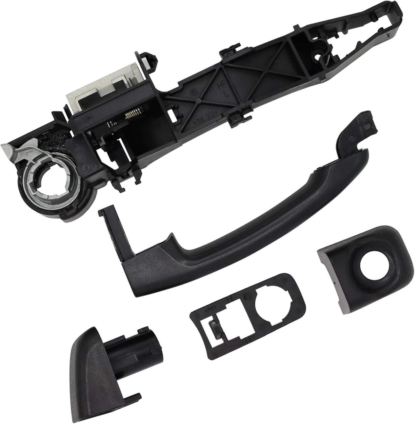 Manija de puerta para Master con soporte de manija compatible con Vauxhall Movano Master MK3 lado del conductor 806067794R 806069981R