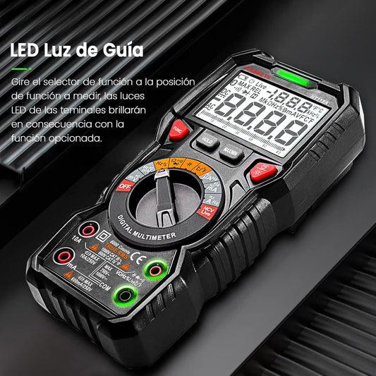 Multímetro automático digital TRMS 6000 Cuentas HT118A KAIWEETS