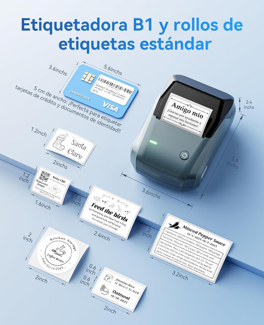 Impresora térmica de etiquetas sin tinta NIIMBOT B1