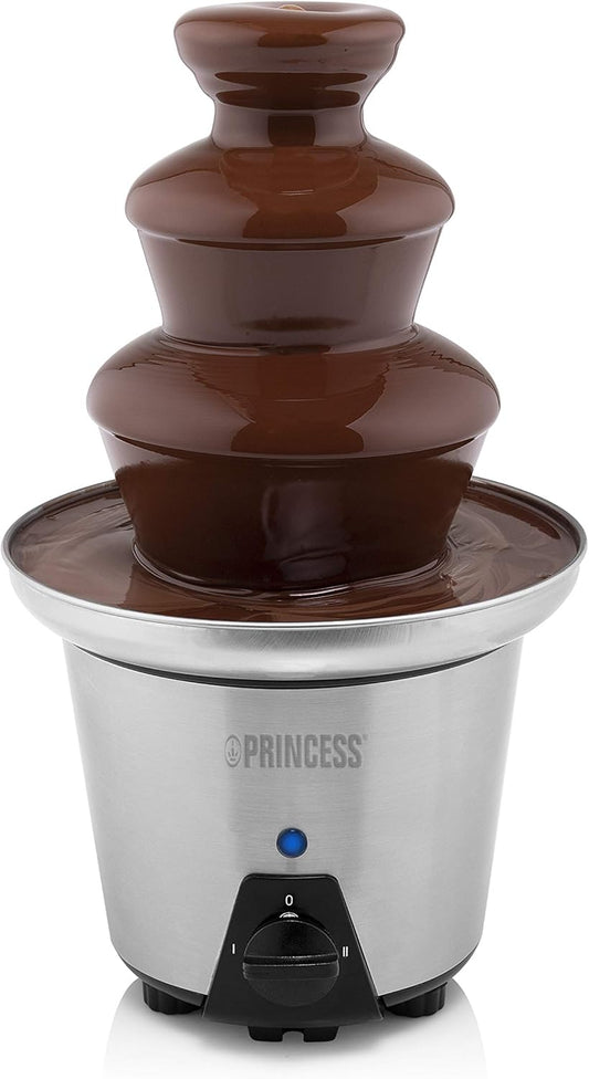 Fuente de chocolate XL con 2 ajustes de potencia, 3 alturas, 0,7 litros de capacidad, 32.5 cm de altura