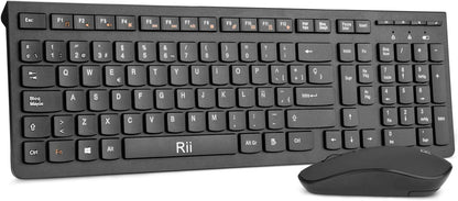 Teclado y Ratón Inalámbrico Rii RK904