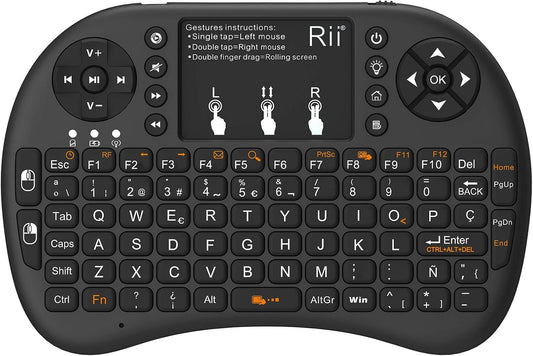 Mini Teclado inalámbrico 2.4Ghz con touchpad Integrado