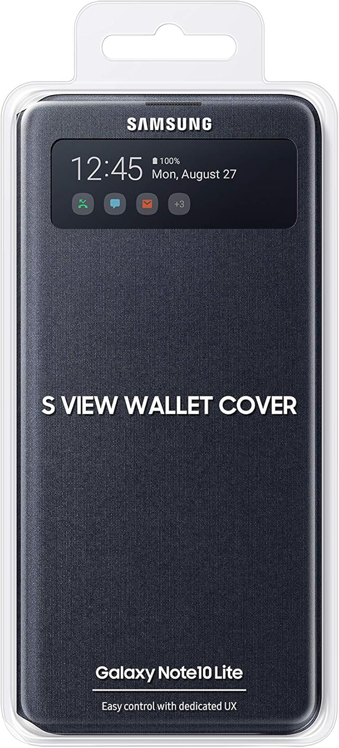 Funda View Wallet para Galaxy Note 10 Lite, Negro Samsung Lite S