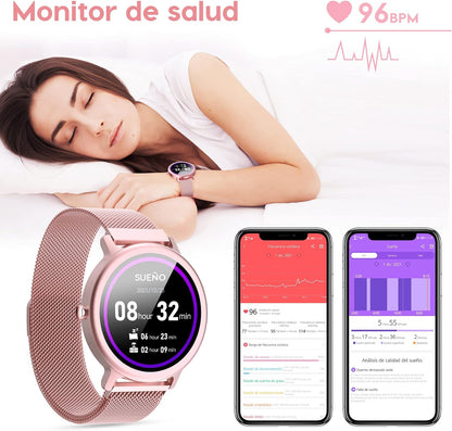 Smartwatch Mujer Reloj Inteligente IP68