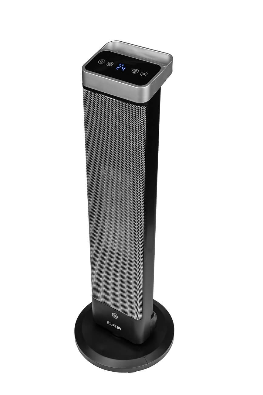 Calefactor Cerámico Torre Eurom Sub-Heat 2000W – Calor Potente con Control Remoto