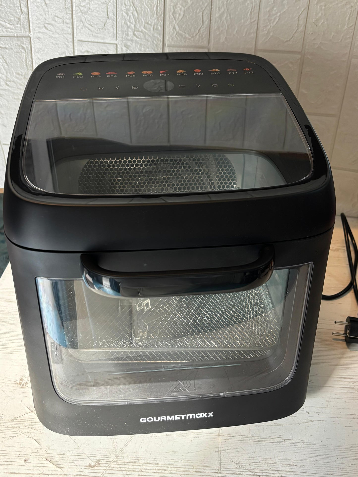 Horno Freidora de Aire GOURMETmaxx 12.5L | 9 en 1 con Visión Panorámica XXL